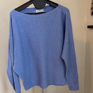 Nine West Light Blue Crew Neck Sweater
